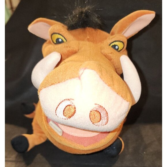 Disney Pumba The Lion King Plush Toy Stuffed Animal 14" Long Soft Velboa - Picture 2 of 10